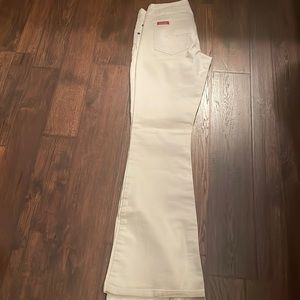 Judd white flare jeans